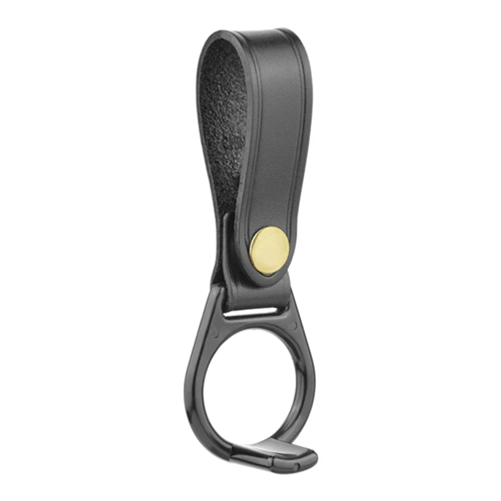 Dutyman 3211G Plain Leather PR24 Holder with Black Plastic Ring
