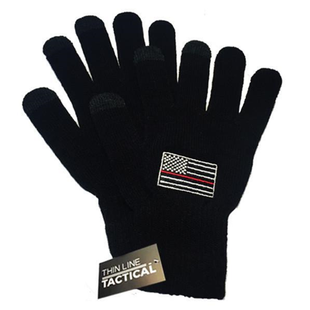 Thin Blue Line TRL-GL-45 Thin Red Line Touchscreen Knit Gloves