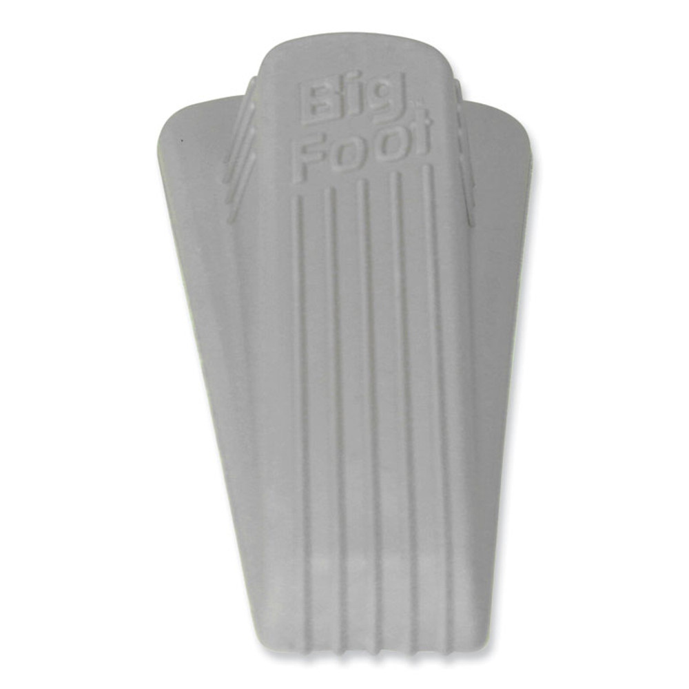 MASTER CASTER COMPANY 00975 Big Foot Doorstop, No Slip Rubber Wedge, 2.25w x 4.75d x 1.25h, Beige, 2/Pack