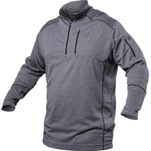 BLACKHAWK! CS03SEXL Convoy 1/4 Zip Shirt Steel