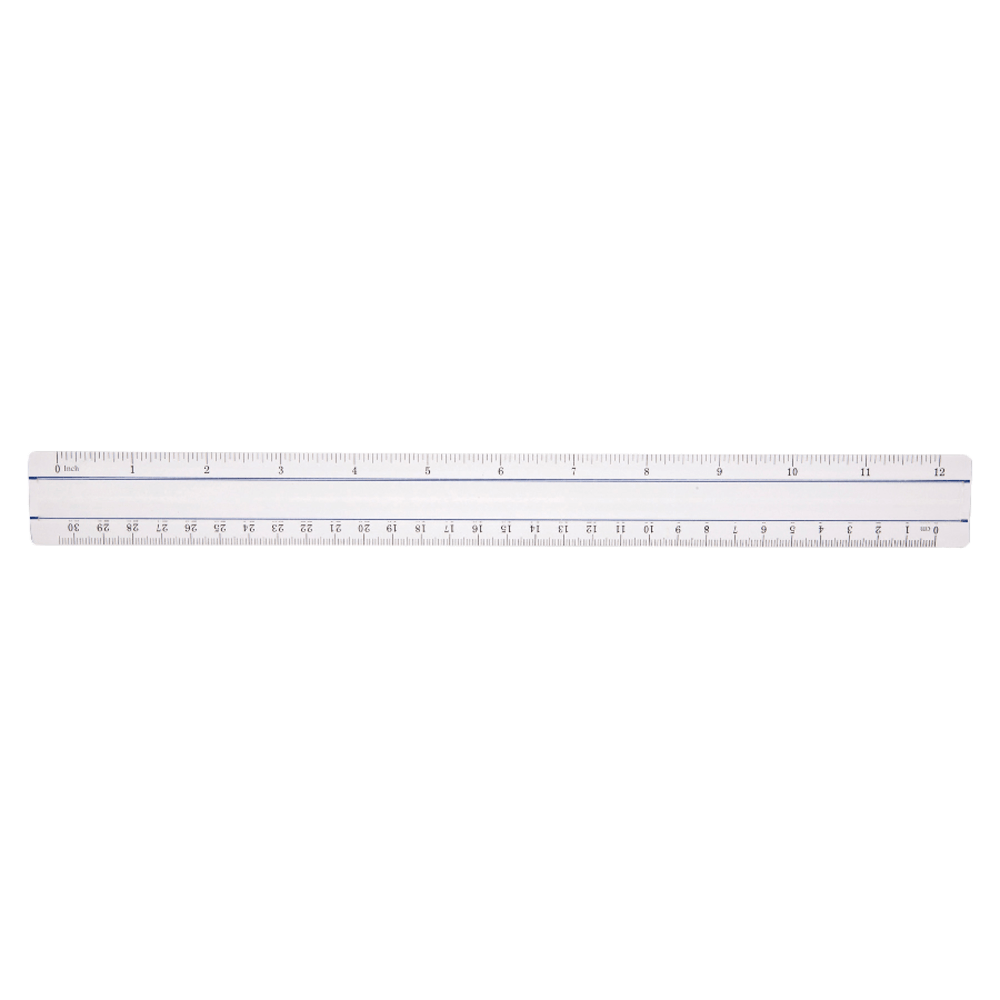 ACME UNITED CORPORATION Acme 15571  Magnifying Ruler, Clear, 12in
