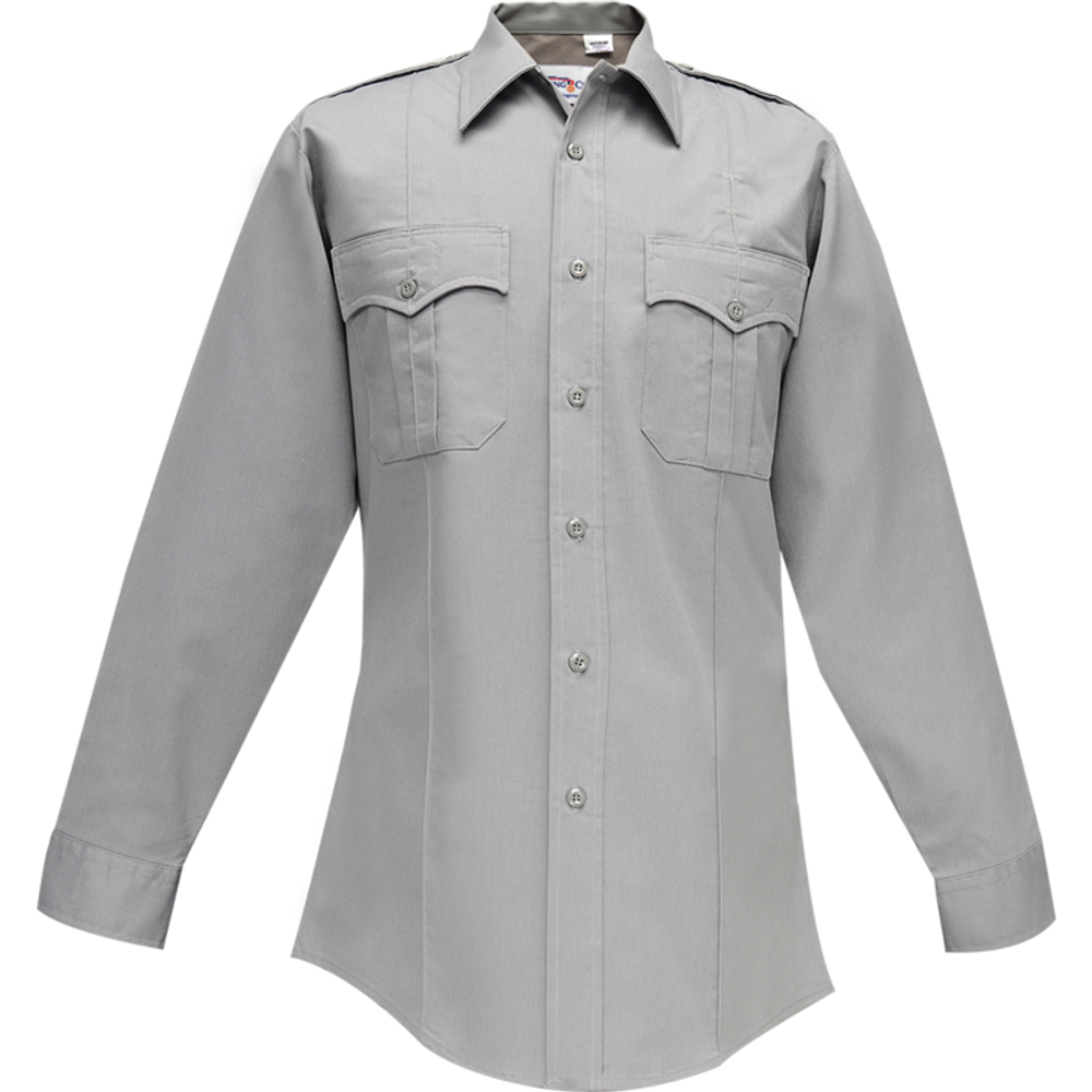 Flying Cross 35W54 41 20.0/20.5 32/33 Duro Poplin Long Sleeve Shirt w/ Sewn-In Creases