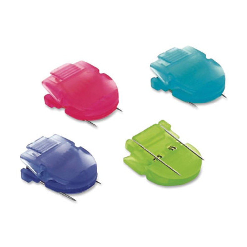 ADVANTUS CORP. 75306 Advantus Panel Wall Clips, Box Of 4, Assorted Colors