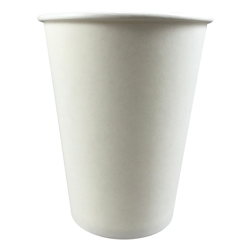 HOTEL EMPORIUM 12OZHOTCUPPK  Hot/Cold Paper Cups, 12 Oz, White, Pack Of 50 Cups