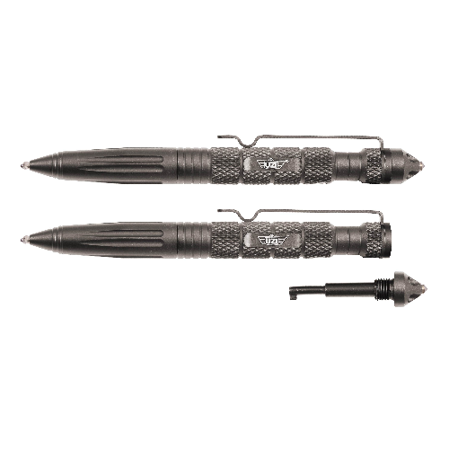 UZI UZI-TACPEN6-GM UZI Defender Tactical Pen w/ Glassbreaker & Cuff Key