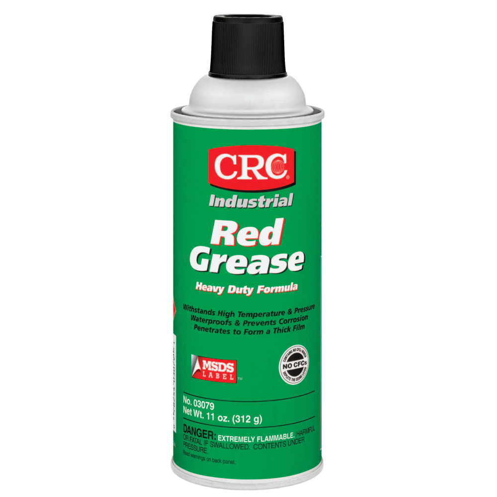 CRC INDUSTRIES, INC. CRC 03079  Red Grease, 16 Oz Aerosol Cans, Pack Of 12 Cans