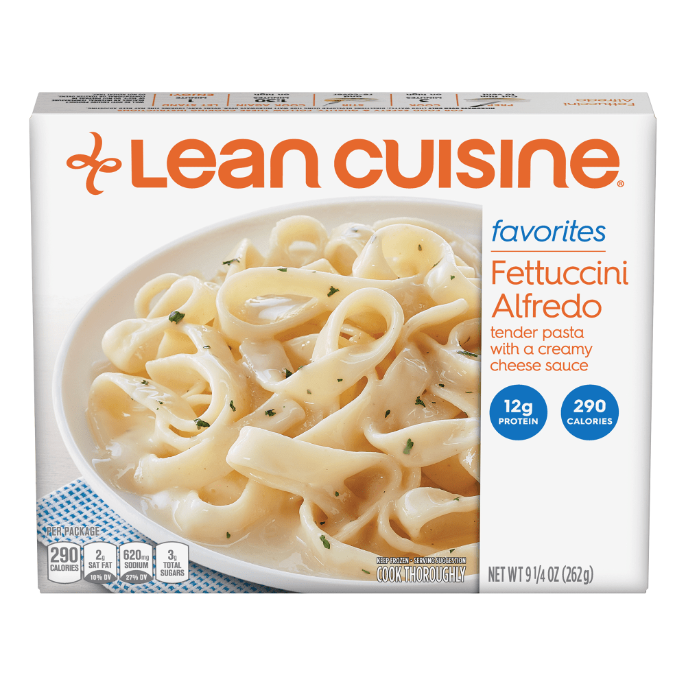 NATIONAL BRAND 174199 Lean Cuisine Favorites Fettuccini Alfredo, 9.25 Oz, Box Of 3 Meals