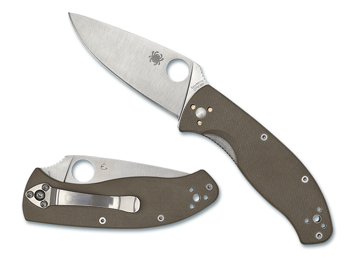 Spyderco C122GBNM4P Tenacious Brown G-10 CPM M4