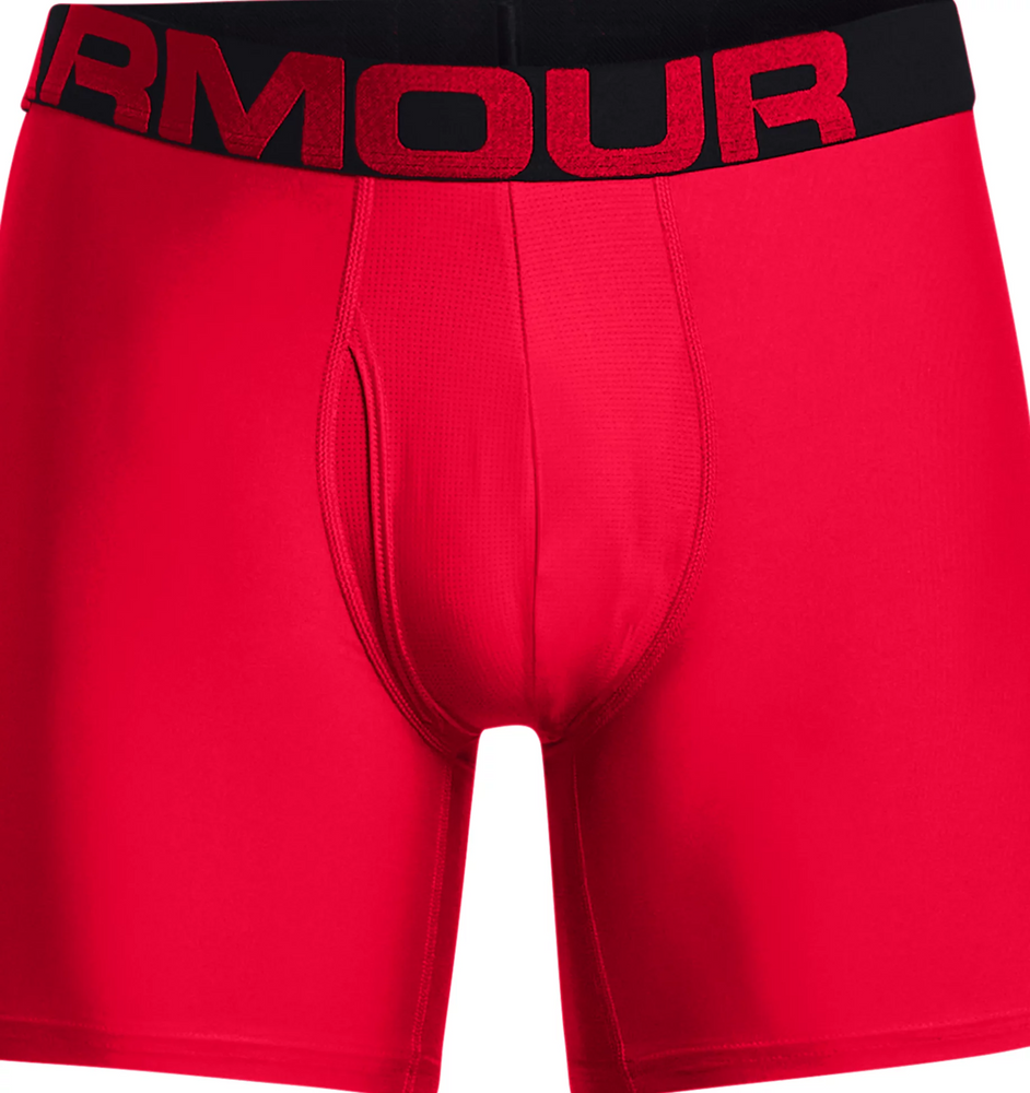 Under Armour 1363619-600-XS UA Tech 6'' Boxerjock - 2-Pack