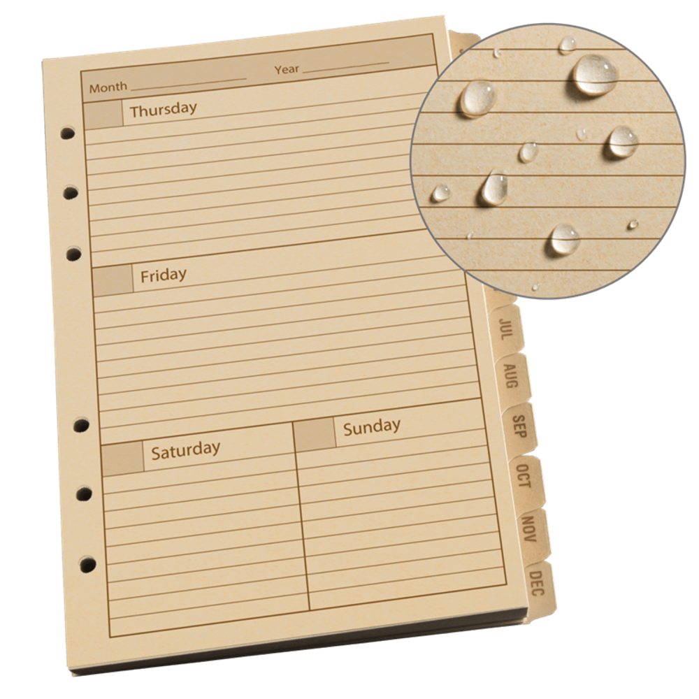 Rite in the Rain 9260W Calendar Pack - Weekly