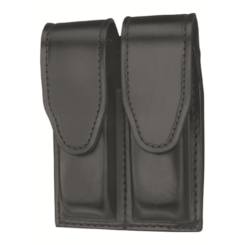 Gould & Goodrich B629-4 Leather Hidden Snap Double Magazine Case