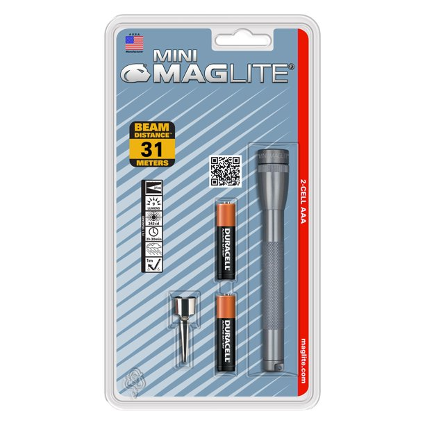 Maglite M2A096 M2A Mini Mag 2 AA-Cell Flashlight