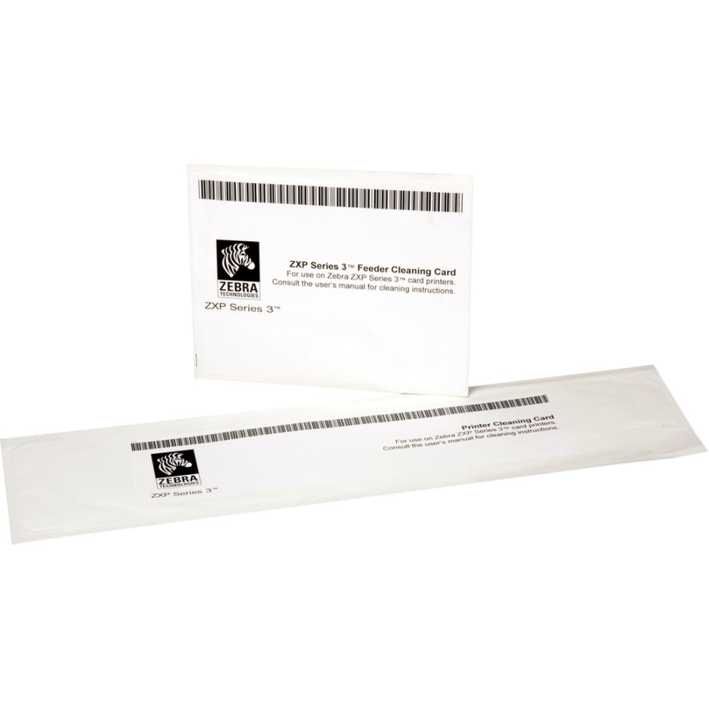 ZEBRA TECHNOLOGIES VTI, INC. 105999-302 Zebra Cleaning Kit - 8-pack - printer cleaning card kit - for ZXP Series 3, 3 QuikCard ID Solution