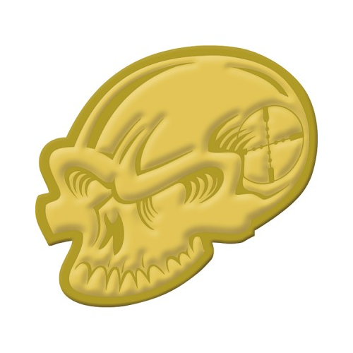 Voodoo Tactical 07-0044000001 Skull Challenge Coin