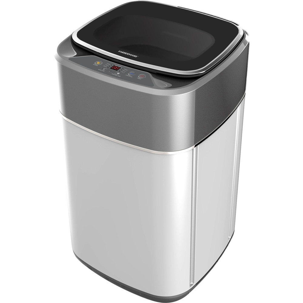 ENGLEWOOD MARKETING LLC FCW10BSCWHA Nostalgia Electrics Farberware Professional 1.0 Cu Ft Clothes Washer, White/Silver
