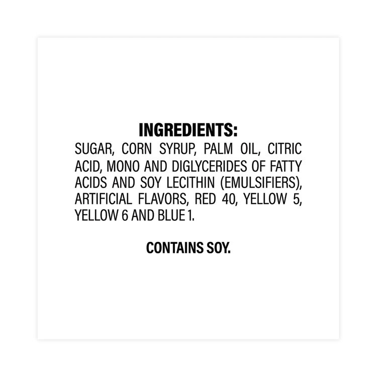 ROYAL WHOLESALE CANDY Albert's® 20901227 Assorted Fruit Chews, 1.5 lb Bag, Approx. 240 Pieces