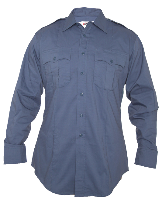 Elbeco 4428-18.5-35 Reflex Long Sleeve Shirt-Mens-French Blue