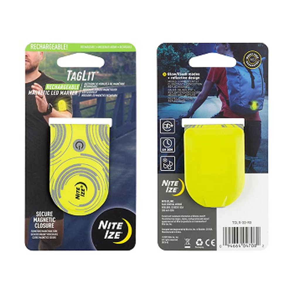 Nite-IZE TGLR-33-R3 TagLit Rechargeable Magnetic LED Marker