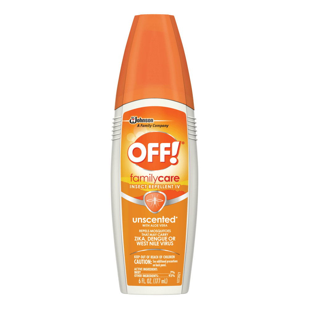 DIVERSEY OFF! 654458  FamilyCare Insect Repellent Spray, 6 Oz, Pack Of 12 Bottles