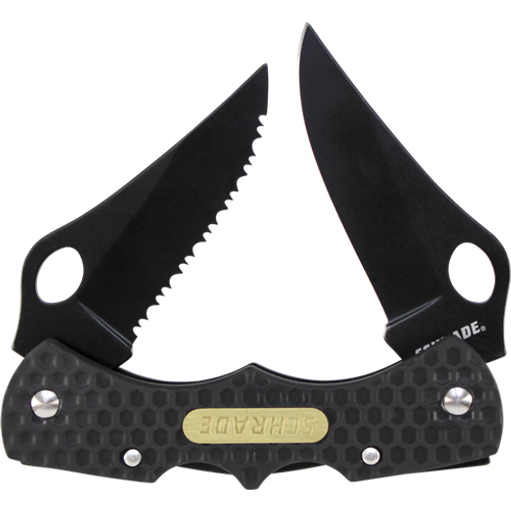 Schrade SCH005DLB Schrade Double Lockback Clip Folder Knife