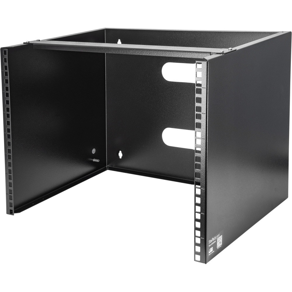 STARTECH.COM WALLMOUNT8  8U 12in Deep Wallmounting Bracket for Patch Panel - Wallmount Bracket - Mount equipment that is up to 12 inches deep such as patch panels or network switches to your wall - 8U design - Works with shallow rack-mount equipment