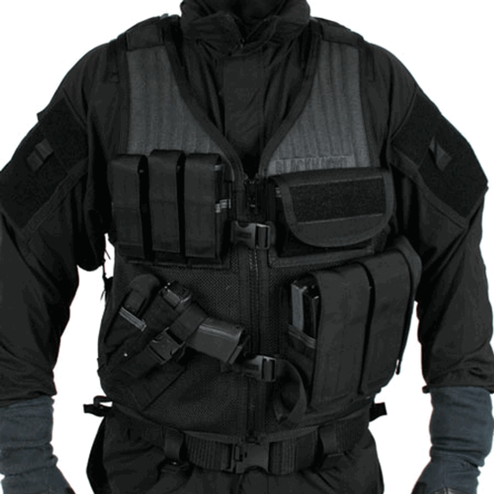 BLACKHAWK! 30EV26BK Omega Elite Vest Cross Draw/Pistol Mag