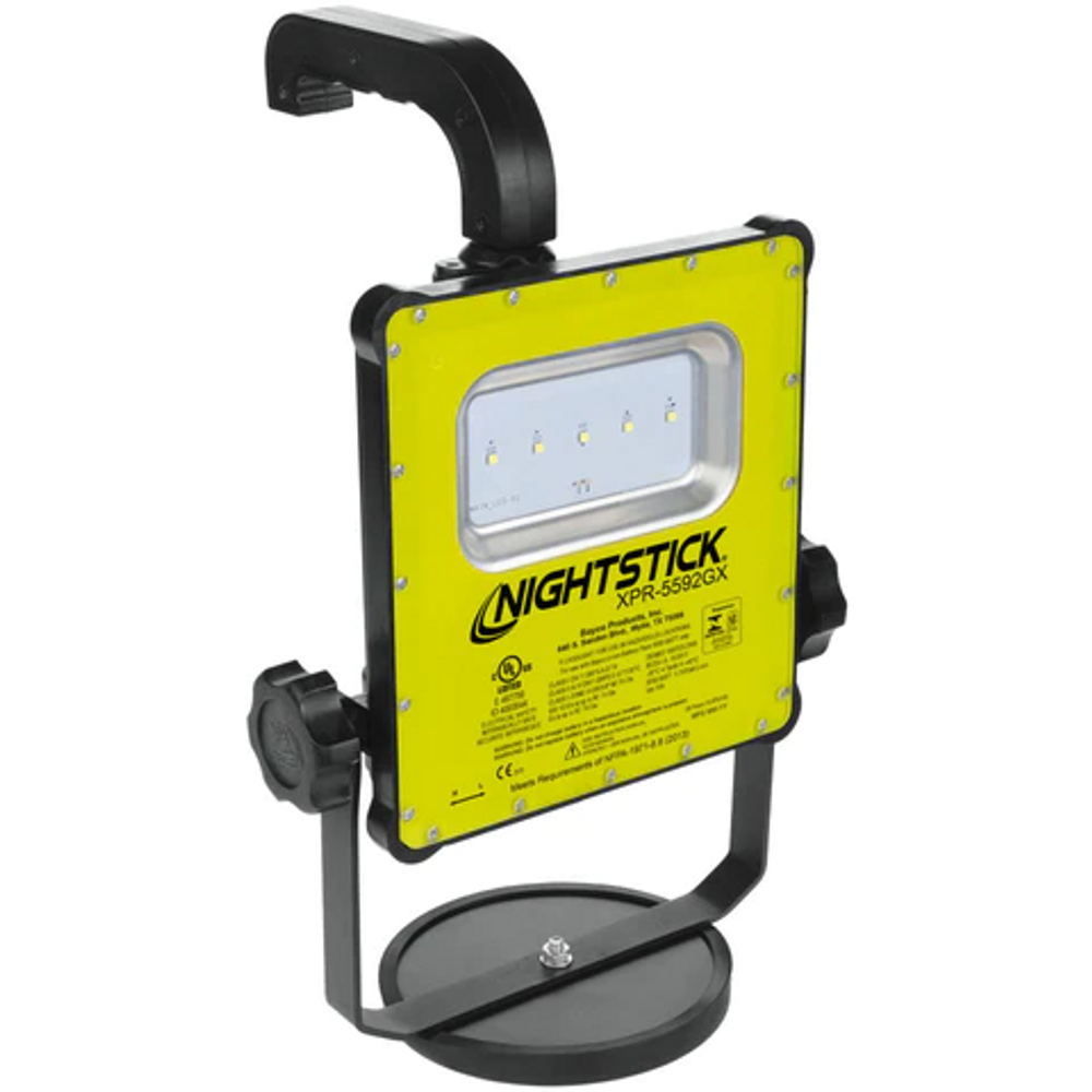 Nightstick XPR-5592GX Intrinsically Safe Rechargeable LED Scene Light w/ Magnetic Base
