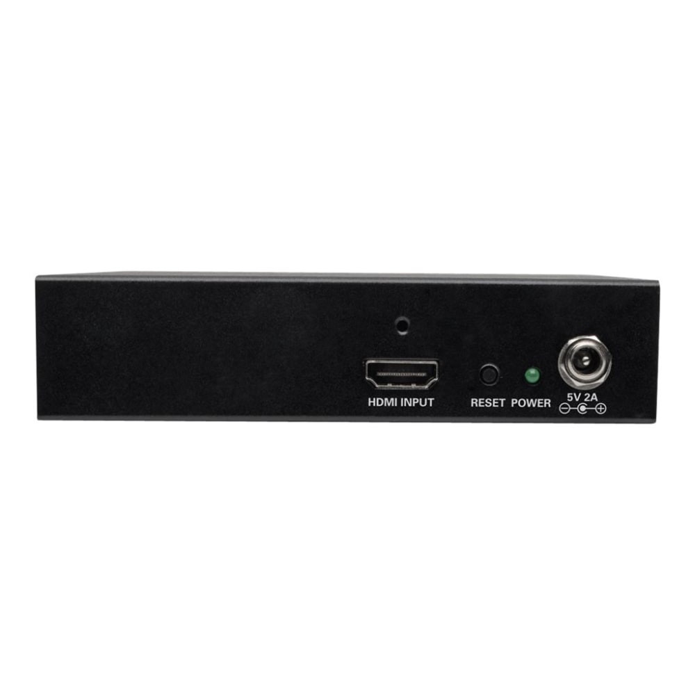 TRIPP LITE B118-004-UHD-2  4-Port 4K 3D HDMI Splitter, HDMI, HDCP 2.2, Ultra HD 4K x 2K Audio/Video, 3840 x 2160 @ 60 Hz, HDR, TAA - Video/audio splitter - 4 x HDMI - desktop, rack-mountable, wall-mountable - AC 100 - 240 V - TAA Compliant