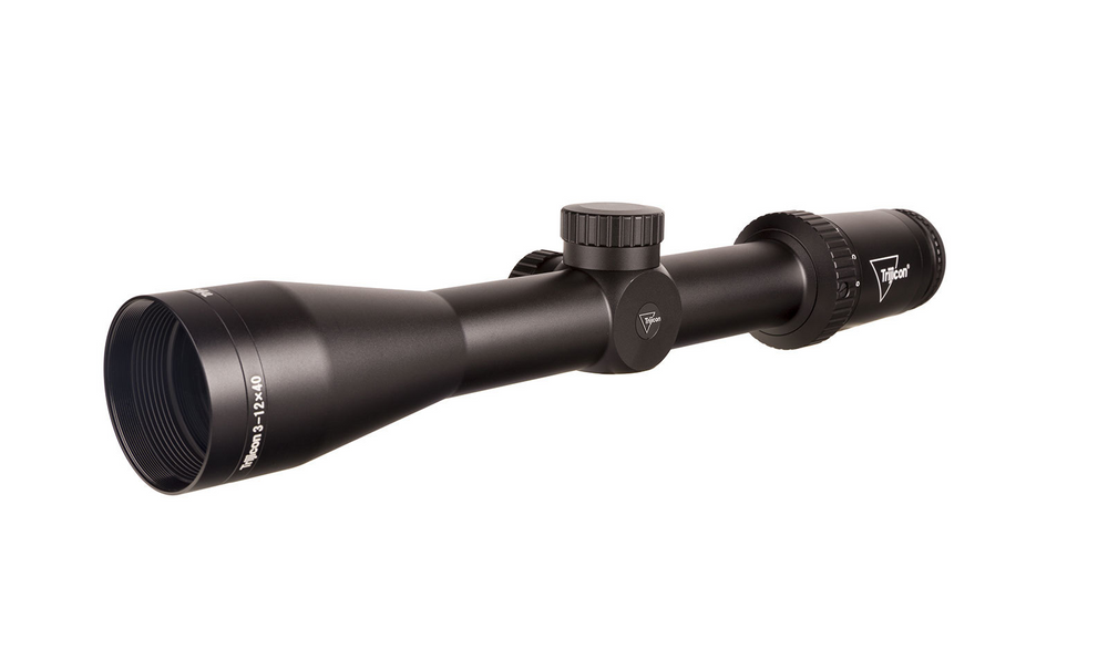 Trijicon HR1240-C-2700003 Huron Riflescope w/ Capped Adjusters- Satin Black