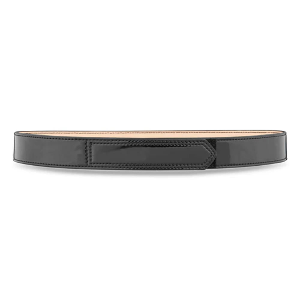 Dutyman 1331-60 1-1/2"" High-Gloss Leather Hook & Loop Tip Garrison Belt