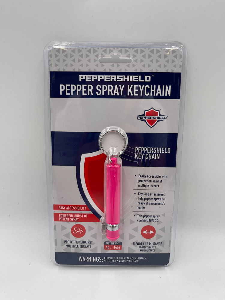 UZI PS-KEYCHAIN-P Peppershield Keychain Guard 1/2oz - Pink