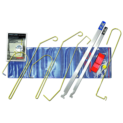 PRO-LOK Tools AK04 9 Piece Professional Car Opening Tool Kit