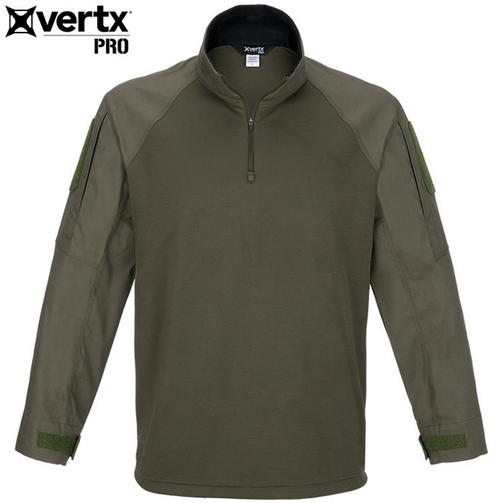 Vertx VTX1910ODLARGEREG Recon Flex Long Sleeve Combat Shirt