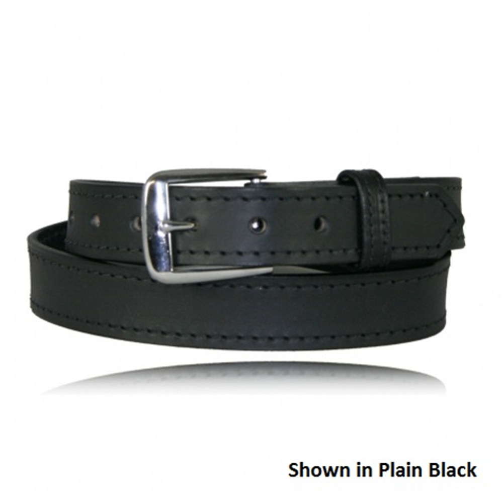 Boston Leather 6580ST-BRN-3-44-GLD 1 1/4 Off Duty Belt