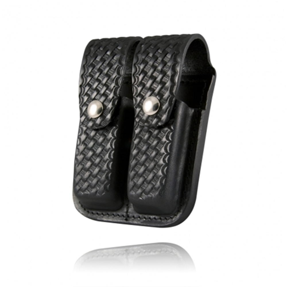 Boston Leather 5601-3-BLK Double Mag Holder For 9mm/40Cal.