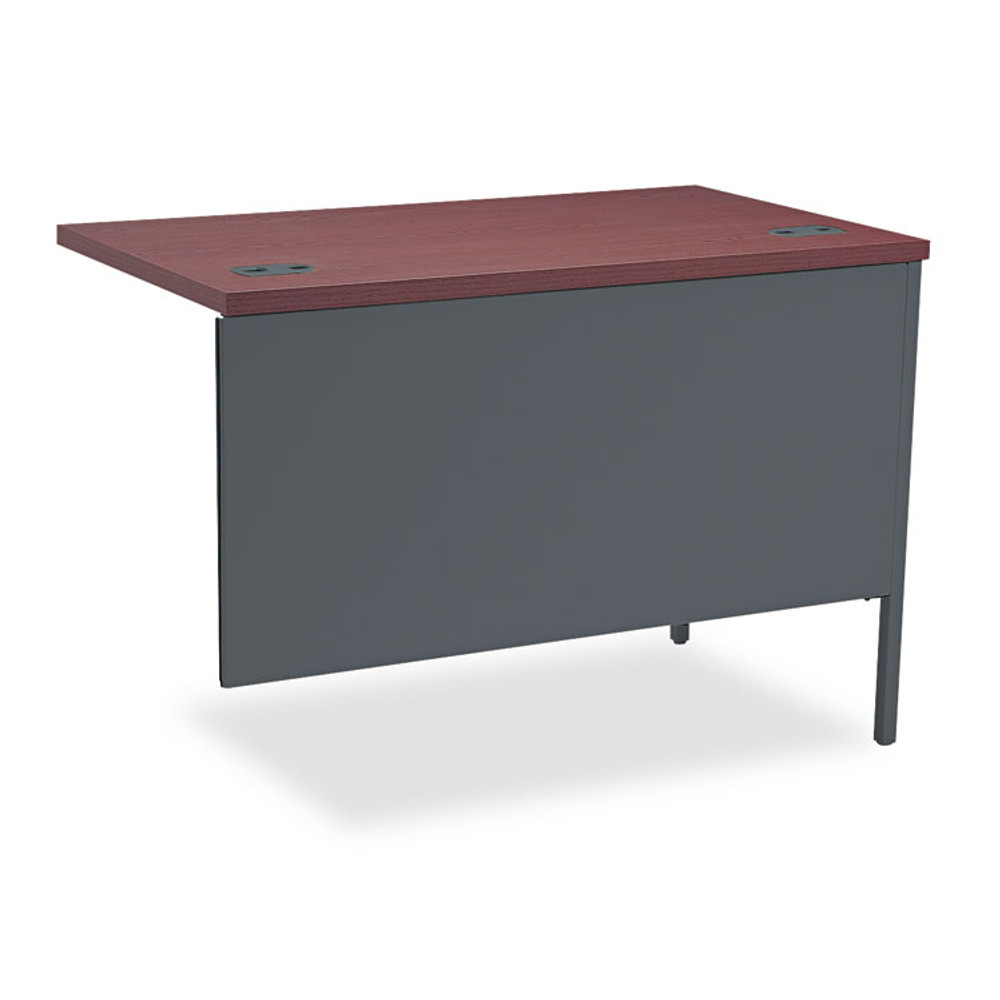 HON COMPANY P3236LNS Metro Classic Series Workstation Return, Left, 42w x 24d x 29.5h, Mahogany/Charcoal