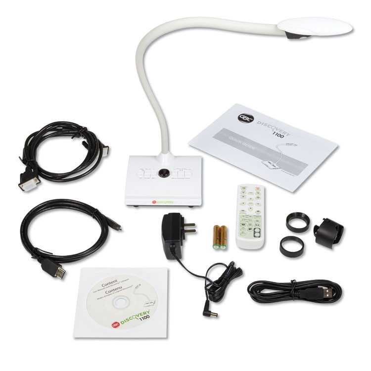 WILSON JONES CO. GBC® DCV10001 Discovery 1100 Document Camera, 6.1 x 6.53 x 11.57