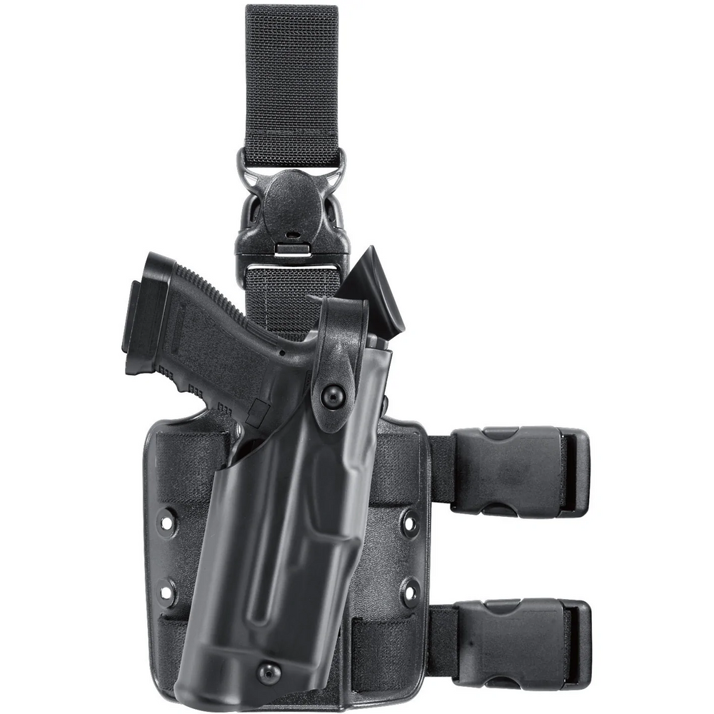 Safariland 1116870 Model 6305 ALS/SLS Tactical Holster w/ Quick-Release Leg Strap for Springfield Operator 1911-A1 w/ SureFire Light