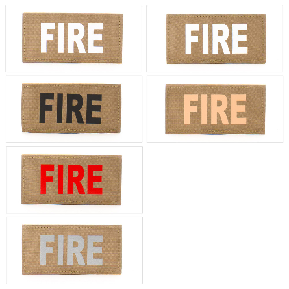 Eleven 10 E10-7001-FIRE-CYT/REF 2x4 Med ID Patch