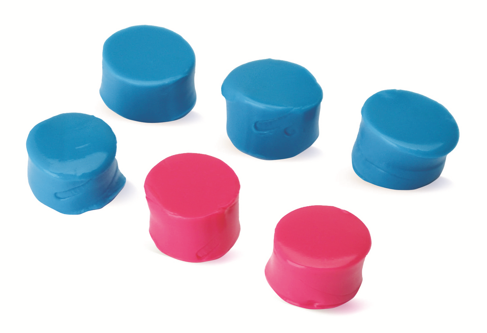 Walkers GWP-SILPLG-PKTL Silicon Plugs - Pink/Teal