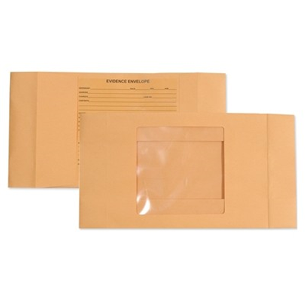 Sirchie EEVW811 Sirchie - Evidence envelope: 8"" x 11"" x