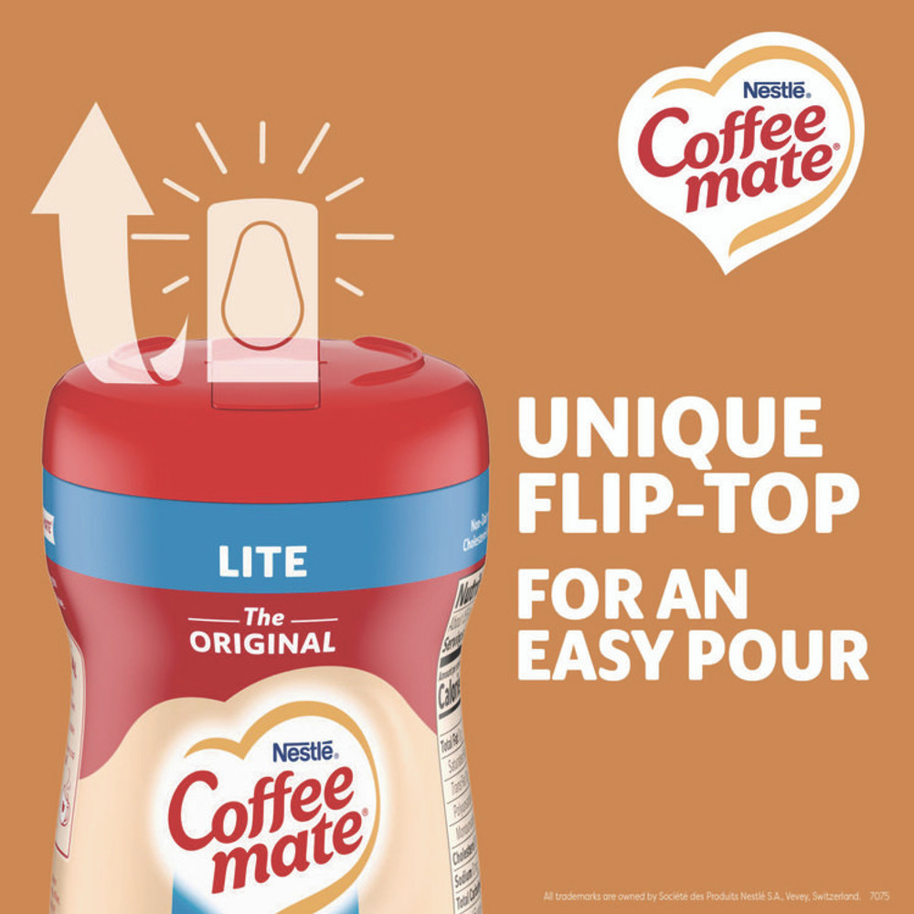 NESTLE Coffee mate® 74185 Original Lite Powdered Creamer, 11 oz Canister