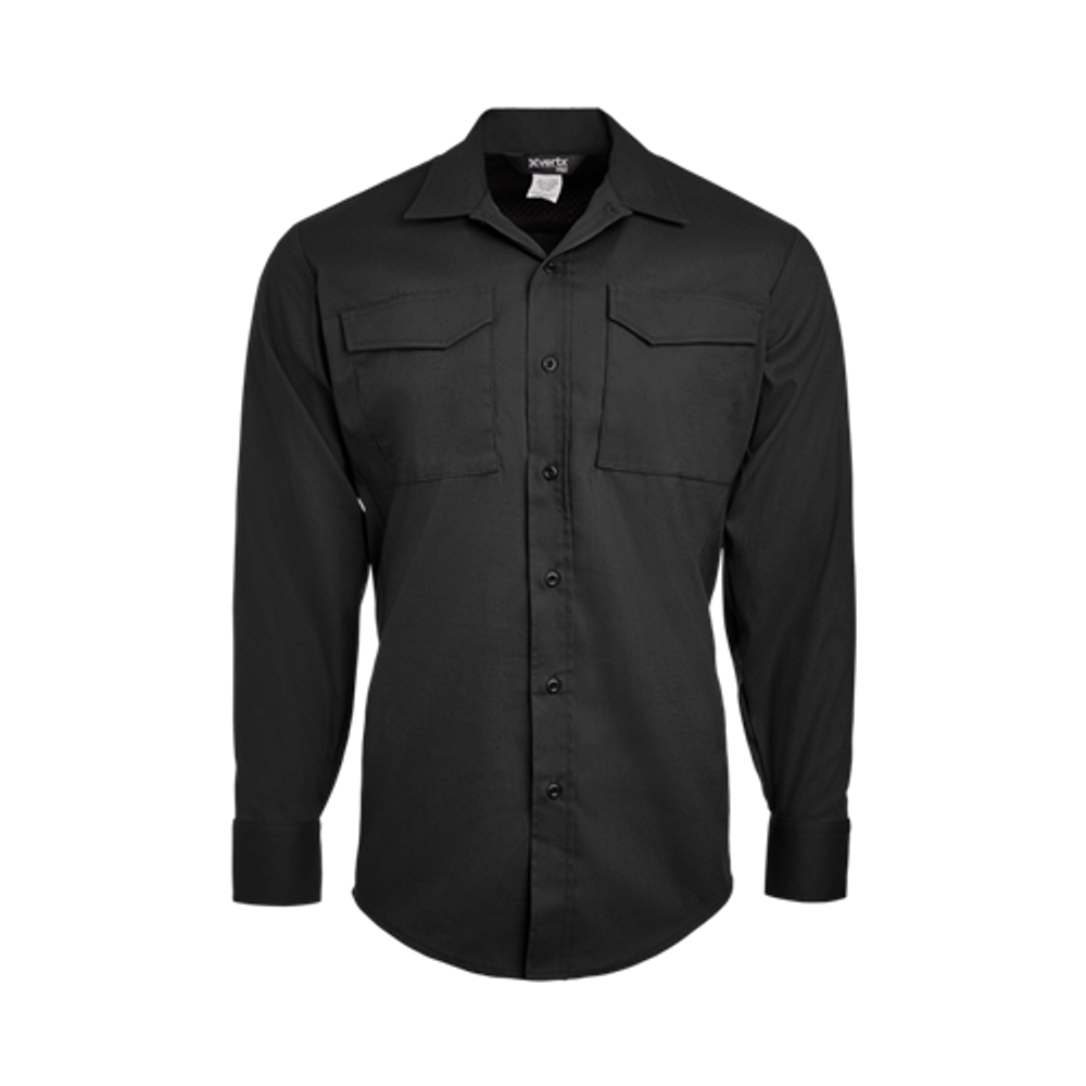 Vertx VTX8121BKMEDIUMSHORT Vertx Pro Phantom Flex Long Sleeve Shirt