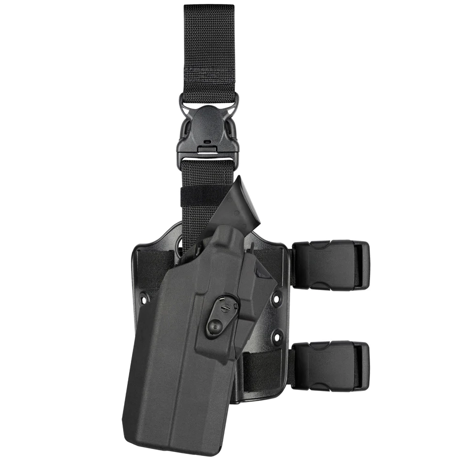 Safariland 1324228 Model 7385RDS 7TS ALS OMV Tactical Holster w/ Quick Release Leg Strap for Glock 34 MOS w/ Light