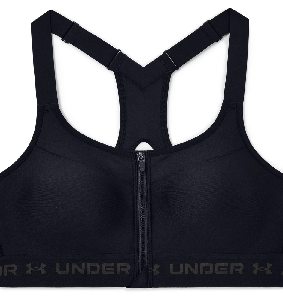 Under Armour 135511000136B Women's Armour High Crossback Zip Sports Bra
