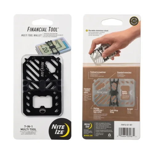 Nite-Ize FMT2-01-R7 Financial Tool Multi Tool Wallet