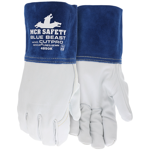 MCR Safety 4850KS Grain Goat Kevlar Lined MigTig Gloves