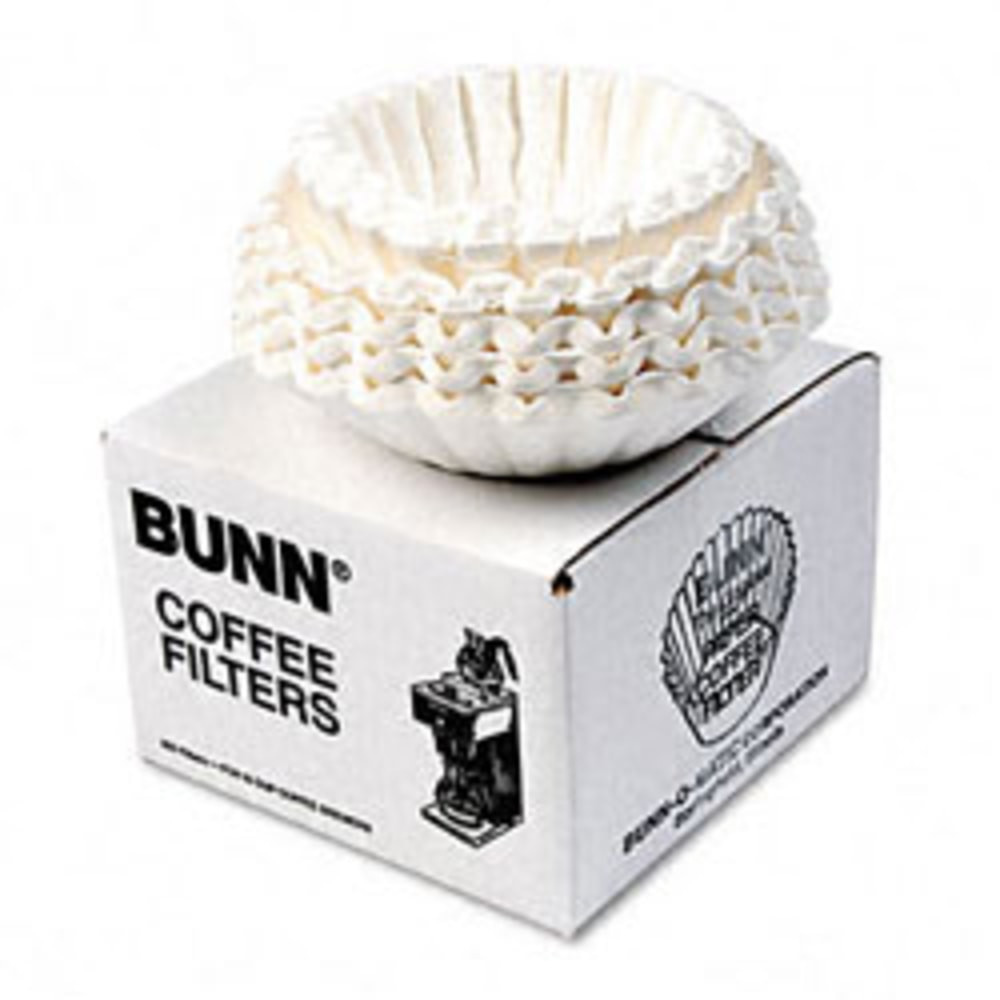 NONIN MEDICAL 20132.0000DUP BUNN Flat Bottom Coffee Filters, 12-Cup Size, 250 Filters/Pack