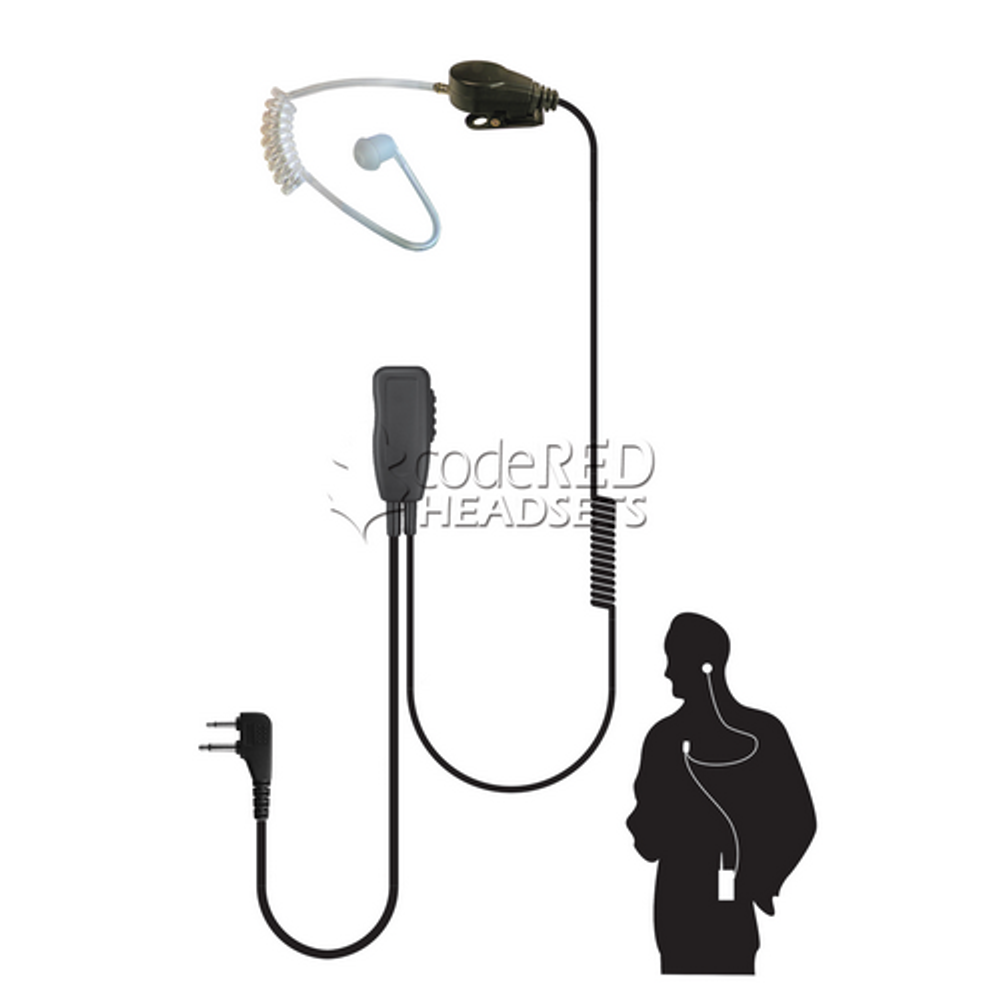 Code Red Headsets Recruit-Mid Recruit Single Wire Microphone