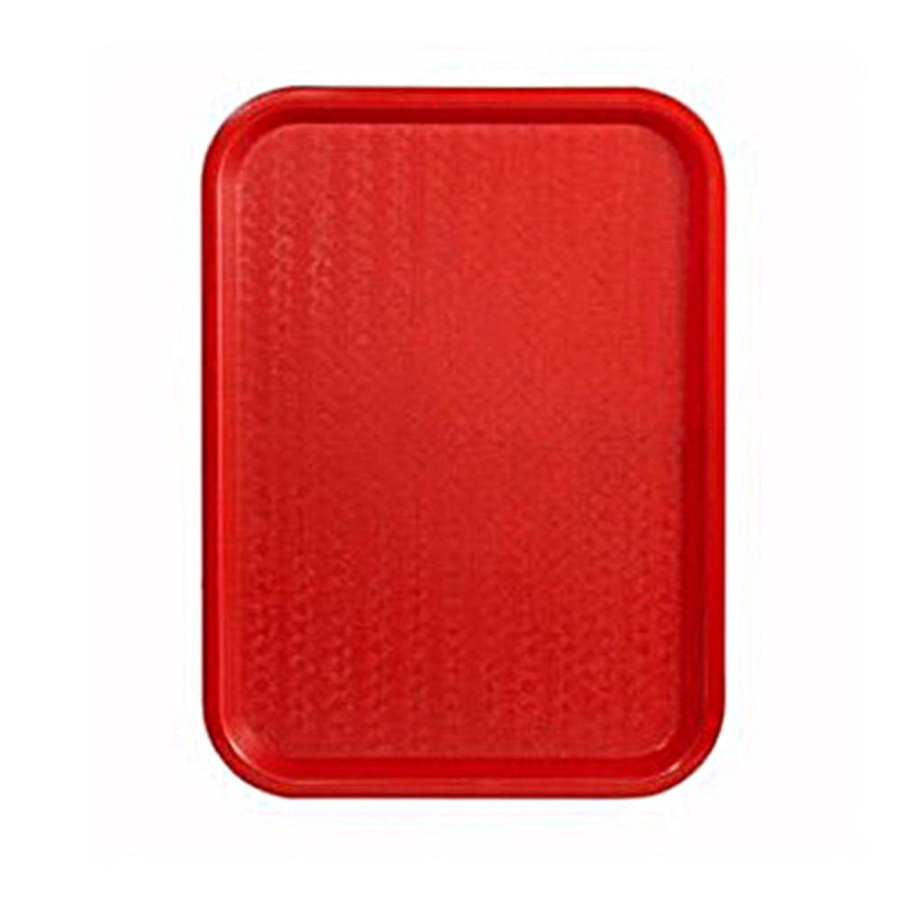 WINCO FFT-1216R  Fast Food Tray, 16in x 12in, Red